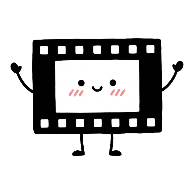 The mascot, a character whose body is a single film frame